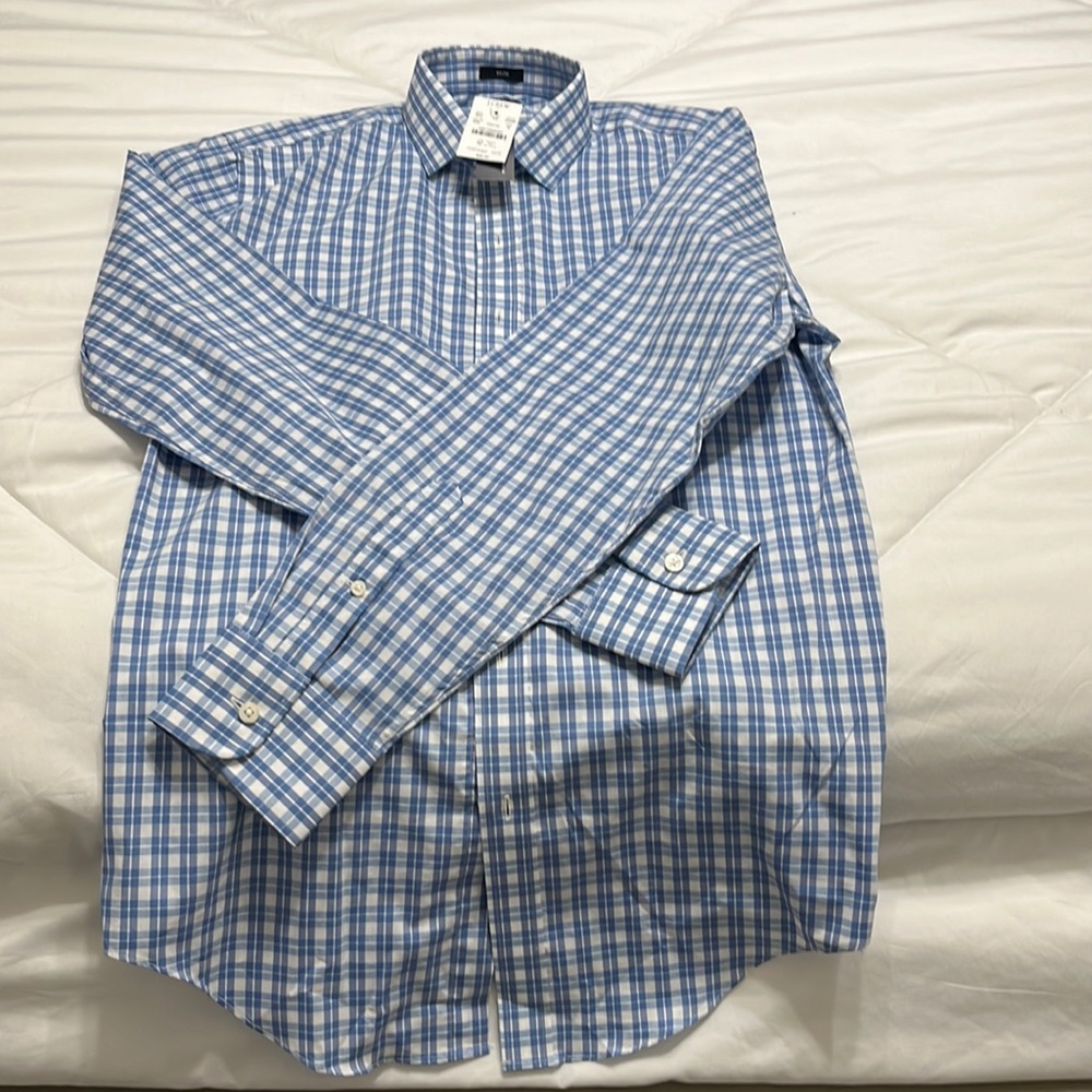 J.Crew Performance Dress Shirt. Size Medium Slim